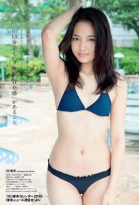 川口春奈　胸のカップ数　スリーサイズ水着　美脇　グラビア