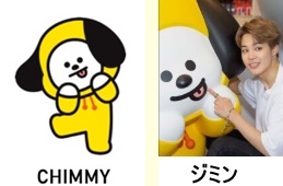 BT21　キャラクター誰が誰　作ったメンバー